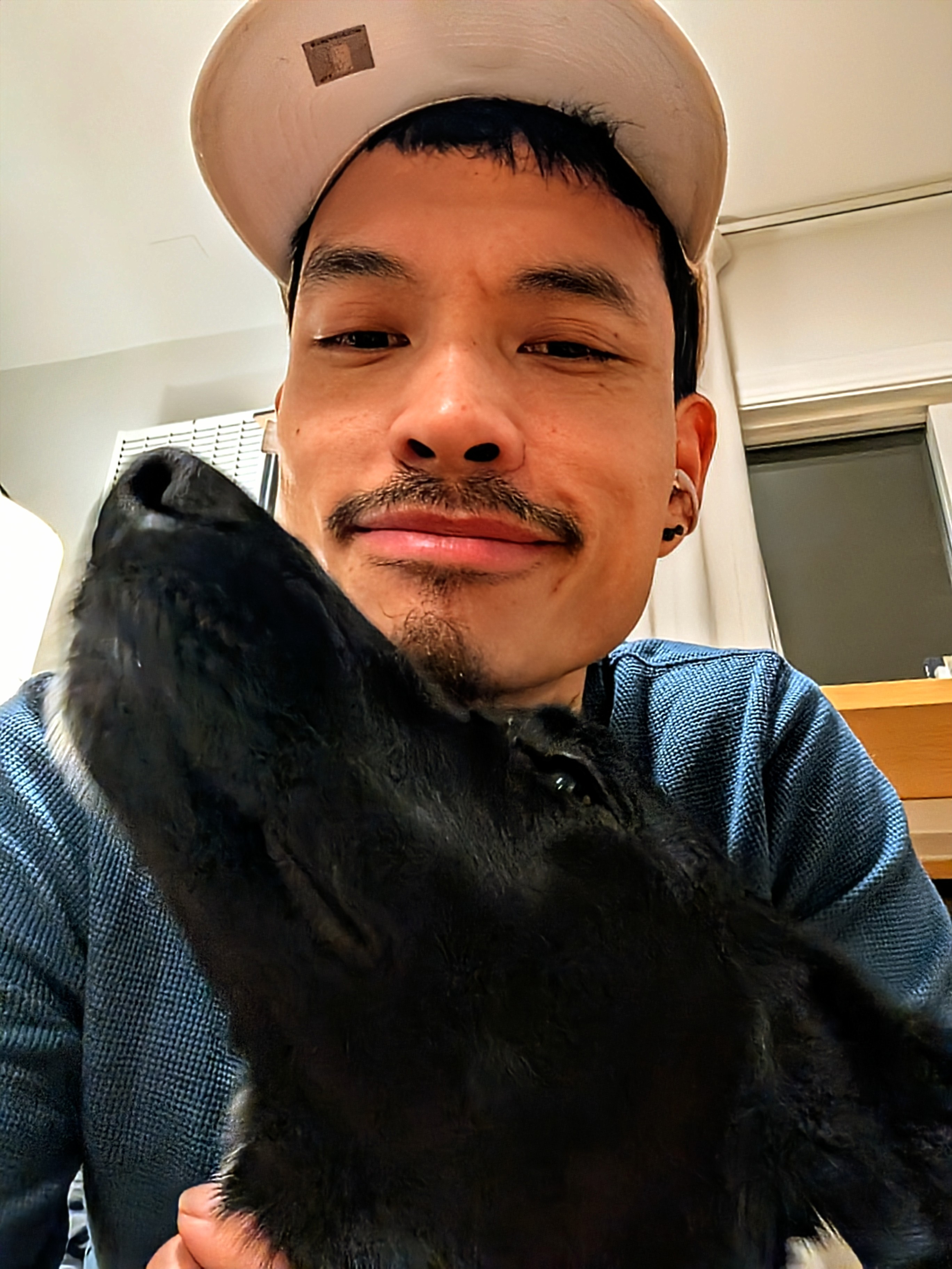 Robert Ta with his dog Kenji